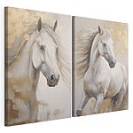 Modulaire canvasprint Schilderij van een paard