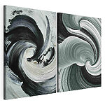 Modulaire canvasprint Kunstzinnige krullen in contrasterende tinten