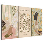 Modulaire canvasprint Collage van posters