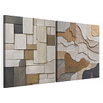 Modulaire canvasprint Texturen en patronen in harmonie