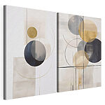 Modulaire canvasprint Twee kunstwerken