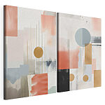 Modulaire canvasprint Twee kunstwerken