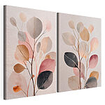 Modulaire canvasprint Schilderij van een plant met bladeren