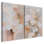 Modulaire canvasprint Zachte bloesems in zachte tinten