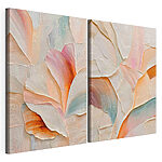 Modulaire canvasprint Bloemencollage