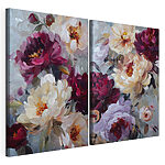 Modulaire canvasprint Een bloeiende schoonheid in zachte kleuren