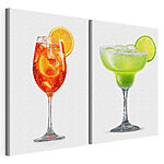 Modulaire canvasprint Verfrissende drankjes om samen van te genieten