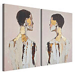 Modulaire canvasprint - Twee stijlen binnen de abstracte expressie