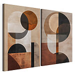 Modulaire canvasprint Twee kunstwerken
