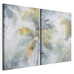 Modulaire canvasprint Palmbomen in de lucht
