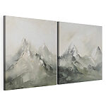Modulaire canvasprint Schilderij van een berg