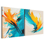 Modulaire canvasprint Twee schilderijen