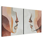 Modulaire canvasprint De twee kanten van een persoon