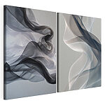 Modulaire canvasprint Golvende lagen van zachte stof