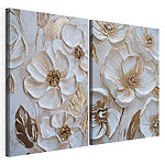 Modulaire canvasprint Bloemencollage