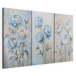 Modulaire canvasprint Verfijnde bloemen in zachte pasteltinten