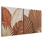 Modulaire canvasprint Natuurlijke elegantie in warme tinten