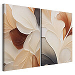 Modulaire canvasprint Zachte rondingen in warme tinten
