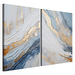 Modulaire canvasprint Schilderij van een berg