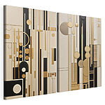 Modulaire canvasprint Collage van kunstwerken met verschillende vormen en kleuren