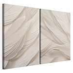 Modulaire canvasprint Zachte golven van soepele texturen