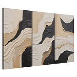 Modulaire canvasprint - Abstracte tinten, vloeiende patronen