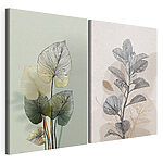 Modulaire canvasprint Verfijnde lijnen die de schoonheid van de natuur weergeven