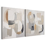 Modulaire canvasprint Twee kunstwerken