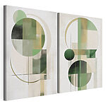 Modulaire canvasprint Twee kunstwerken