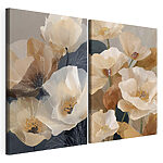 Modulaire canvasprint Bloemencollage