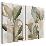 Modulaire canvasprint De schoonheid van de natuur in zachte tinten