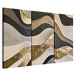 Modulaire canvasprint Collage van golvende patronen in verschillende kleuren