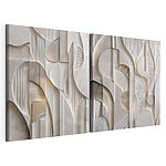 Modulaire canvasprint Elegante rondingen en lijnen zorgen voor diepte