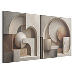 Modulaire canvasprint Collage van een paar voorwerpen