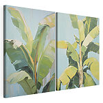 Modulaire canvasprint Schilderij van een bananenboom