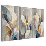 Modulaire canvasprint Zachte rondingen in ingetogen tinten