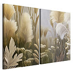 Modulaire canvasprint Collage van planten