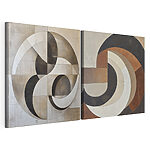 Modulaire canvasprint Twee kunstwerken