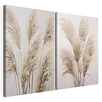 Modulaire canvasprint Schilderij van een plant