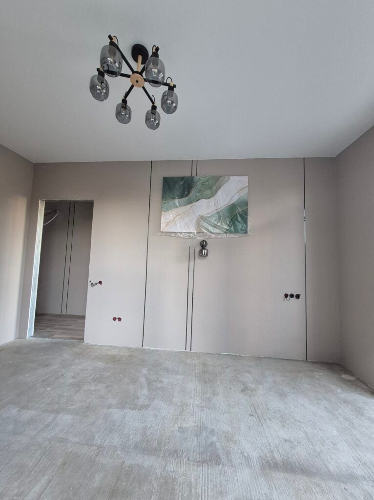 Canvas schilderij – Rustgevende tinten groen en crème