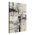 Canvas Schilderijen Zwart-wit schilderij